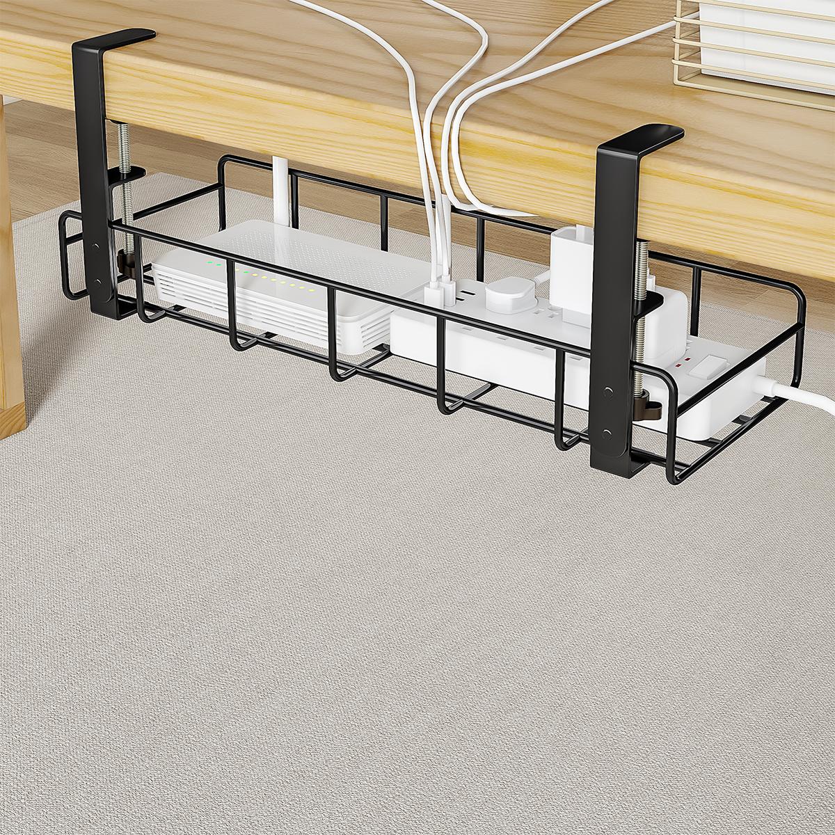 Gaming Accessories Rack - No Drill Under Desk Cable Management