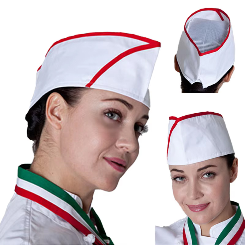 Gaming Kitchen Accessories - Catering Chef Boater Hat Restaurant Kitchen