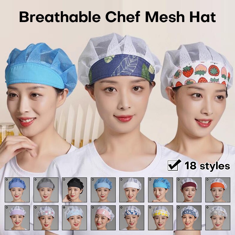 Gaming Kitchen Accessories - Men Women Chef Hat Dustproof Cooking