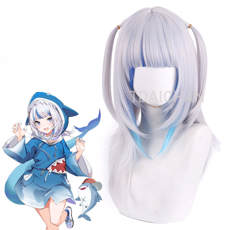 2025 Gawr Gura Cosplay Wig Whi - đánh giá và giá Gaming Accessories Korea
