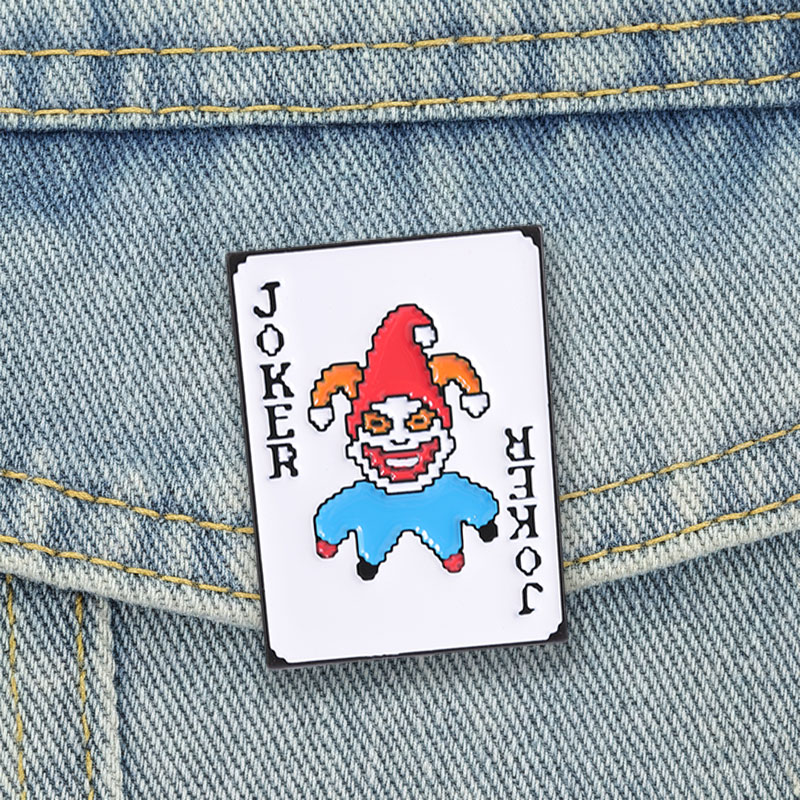 Poker Joker Enamel Pins Pixel  - đánh giá và giá Joker Gaming Accessories