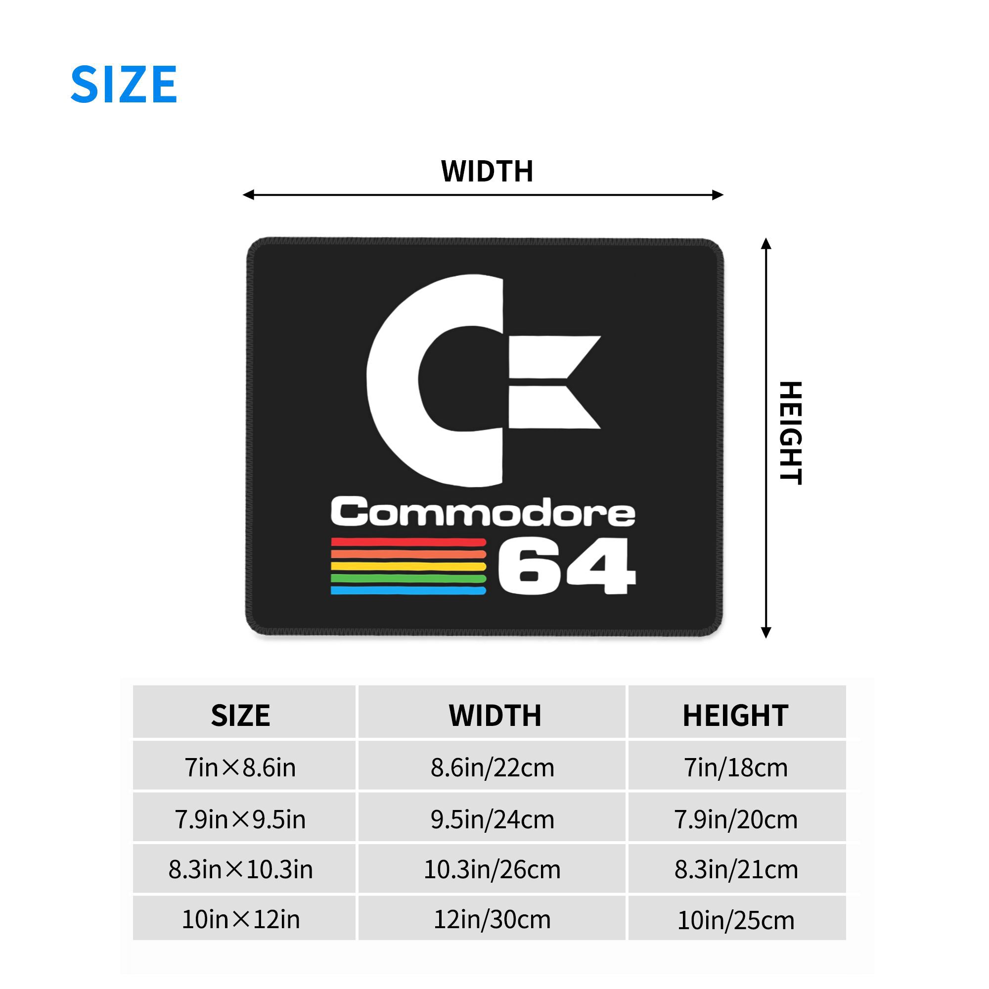 Commodore C64 Logo Mouse Pad C - đánh giá và giá Gaming Accessories Logo