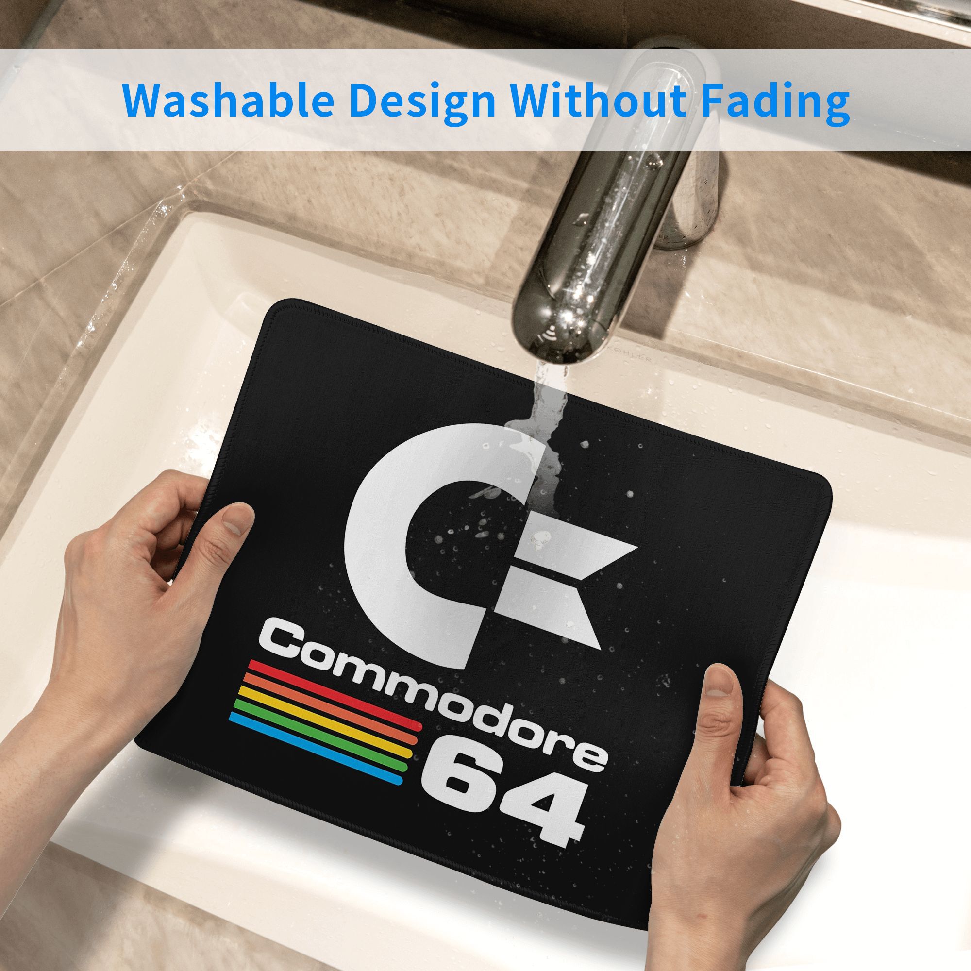 Commodore C64 Logo Mouse Pad C - đánh giá và giá Gaming Accessories Logo