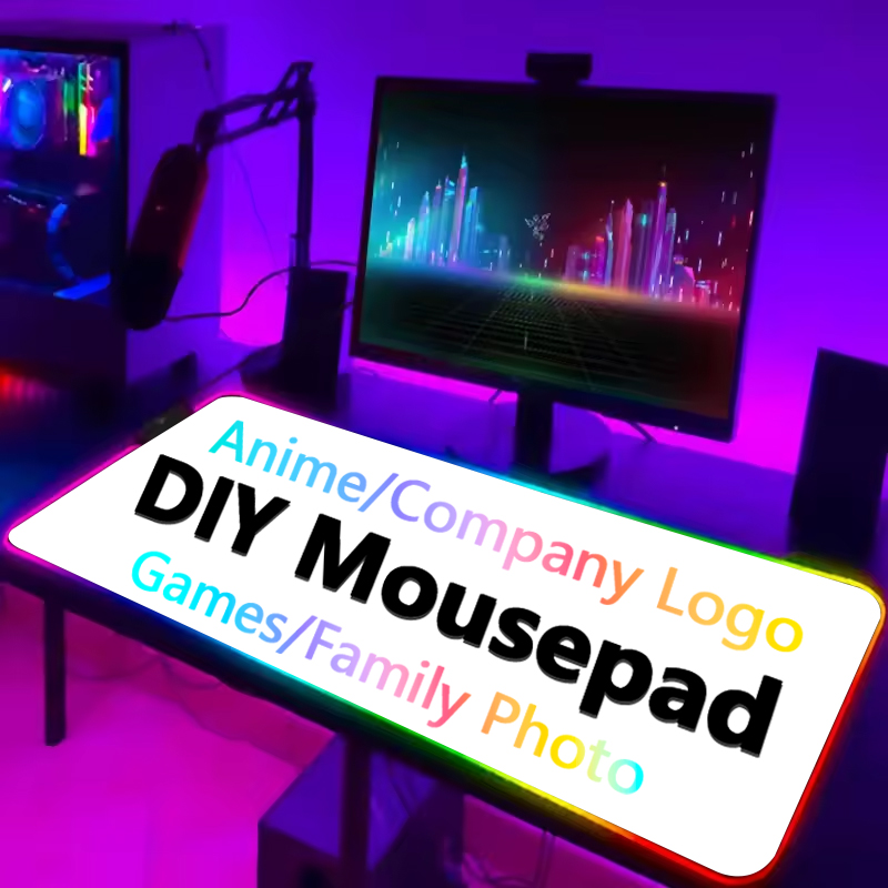 DIY Custom RGB Mouse Pad Large - đánh giá và giá Gaming Accessories Logo
