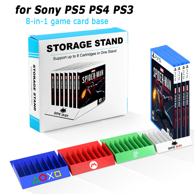 8-in-1 for PS5 game card base  - đánh giá và giá Gaming Accessories Box