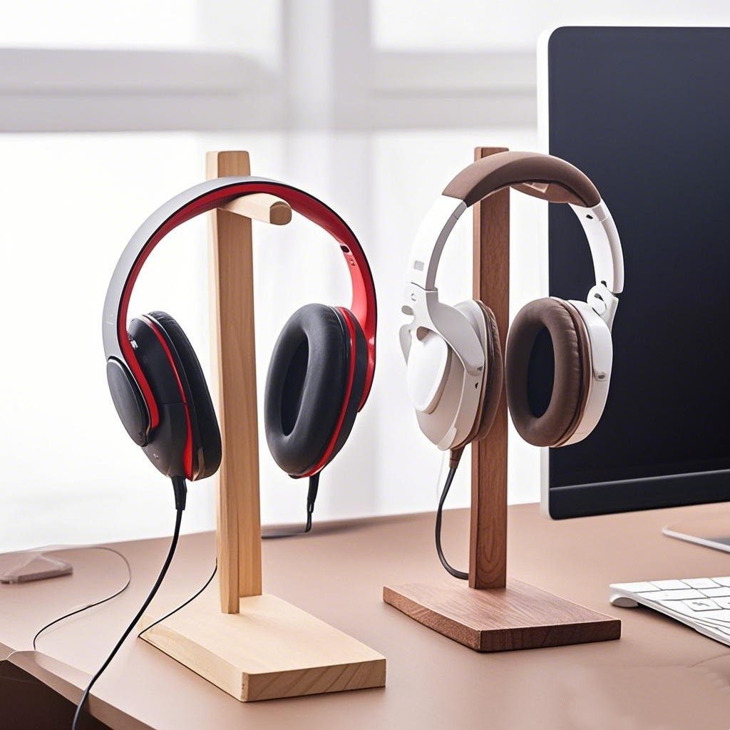 Wood Headphone Stand Earphone  - đánh giá và giá Gaming Accessories Rack