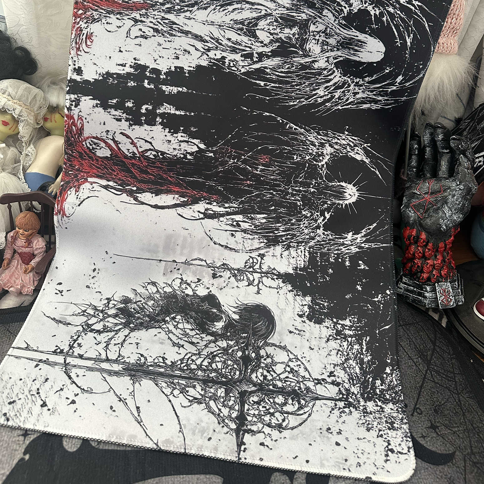 Dark Angel Art Design Large Si - đánh giá và giá Gaming Accessories Keyboards