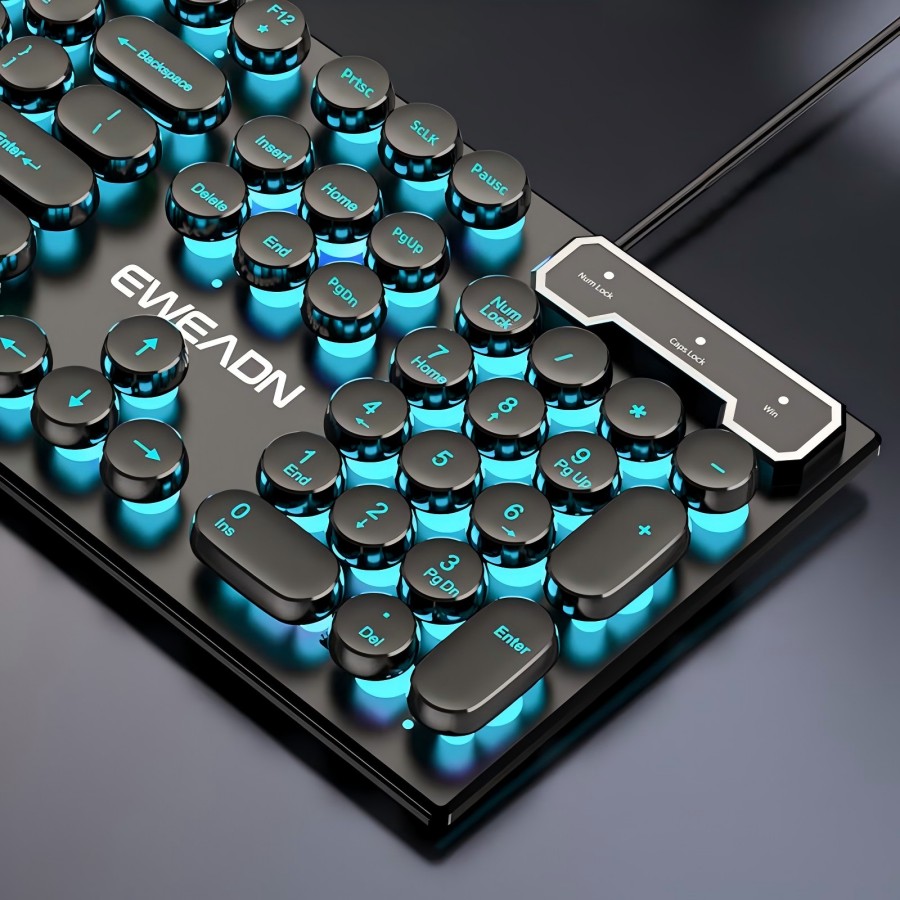 EWEADN Typewriter Gaming Keybo - đánh giá và giá Gaming Accessories Keyboards