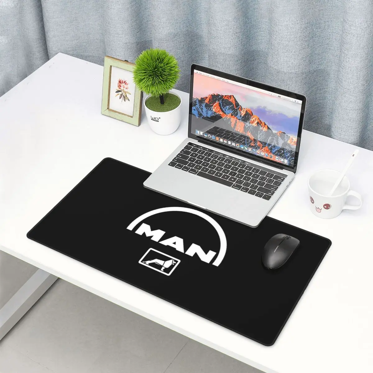 Large Mouse Pad Man Truck Bus  - đánh giá và giá Gaming Accessories Logo
