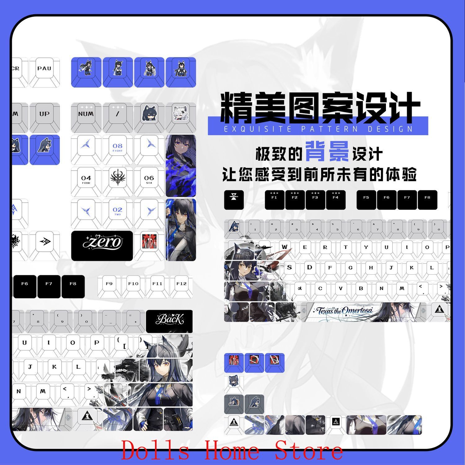 122 Keys Arknights Texas The O - đánh giá và giá Gaming Accessories Korea