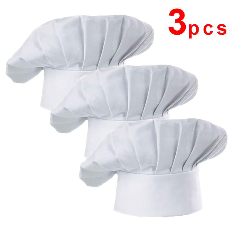 3pcs High22cm Cook Hat White C - đánh giá và giá Gaming Kitchen Accessories