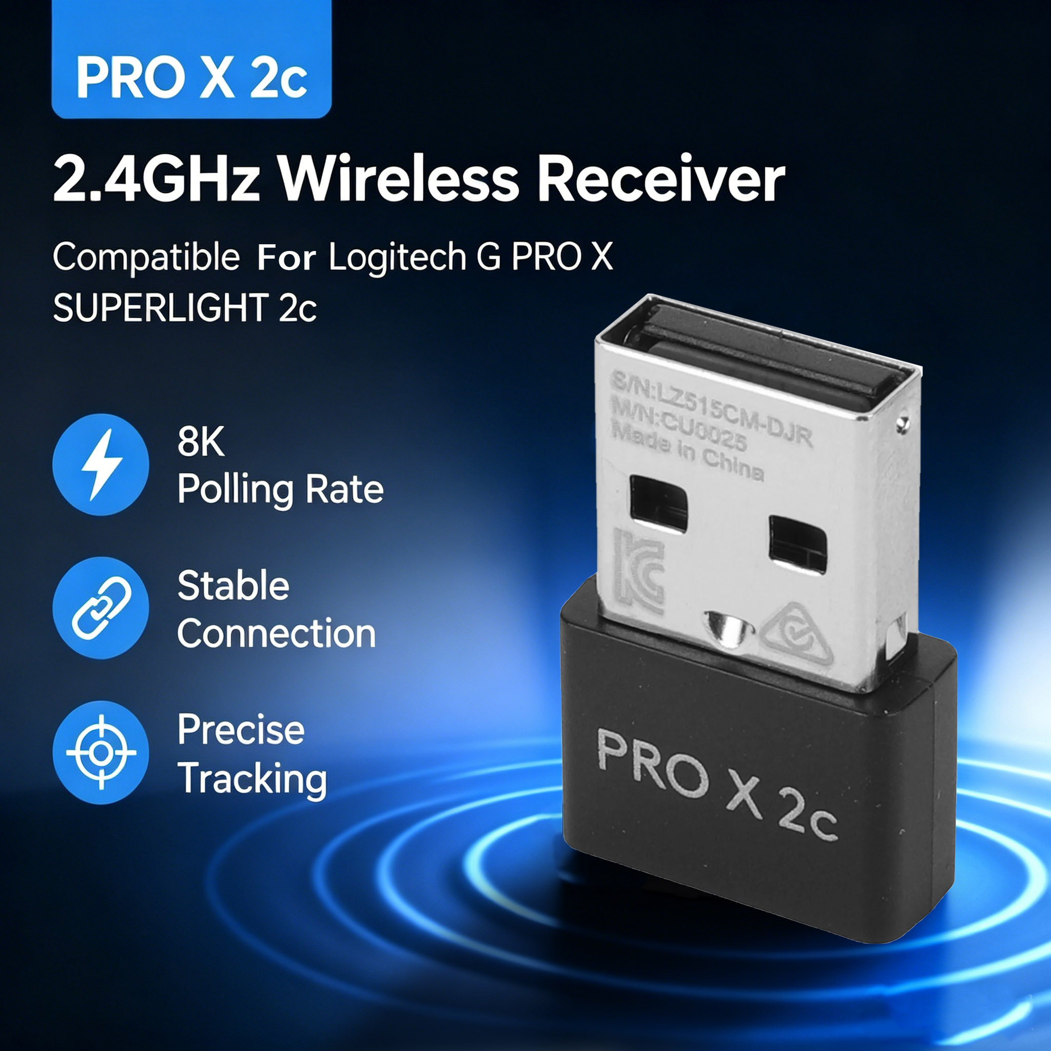Convenient receiver suitable f - đánh giá và giá Logitech Mouse G Pro X Superlight