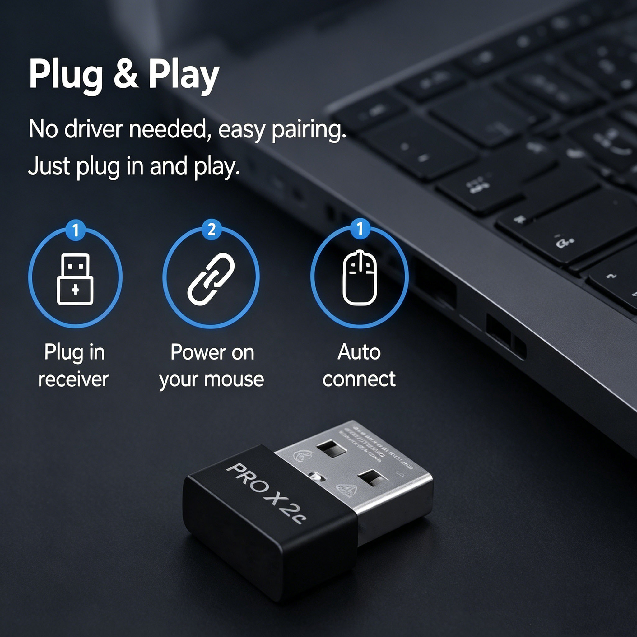 Convenient receiver suitable f - đánh giá và giá Logitech Mouse G Pro X Superlight