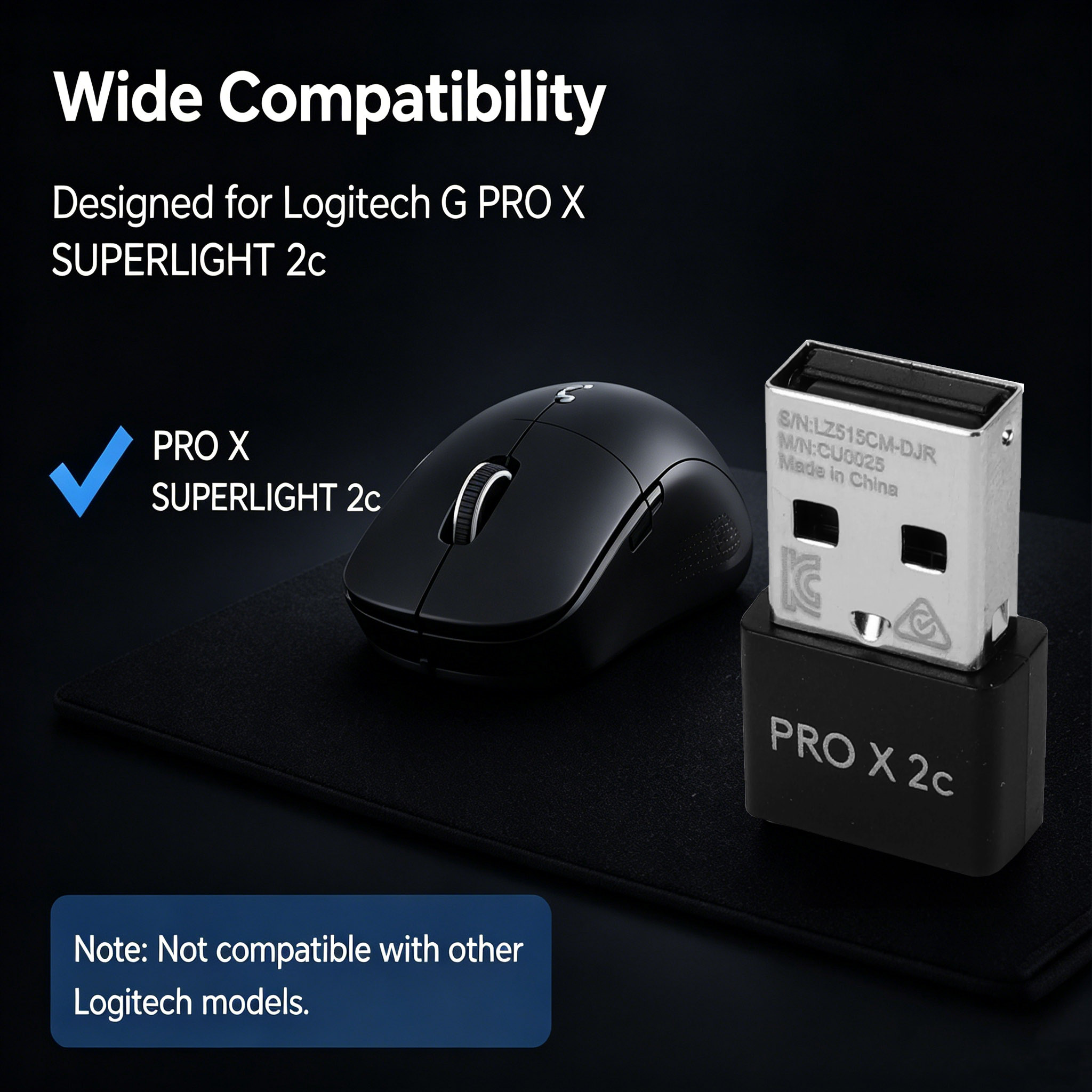 Convenient receiver suitable f - đánh giá và giá Logitech Mouse G Pro X Superlight